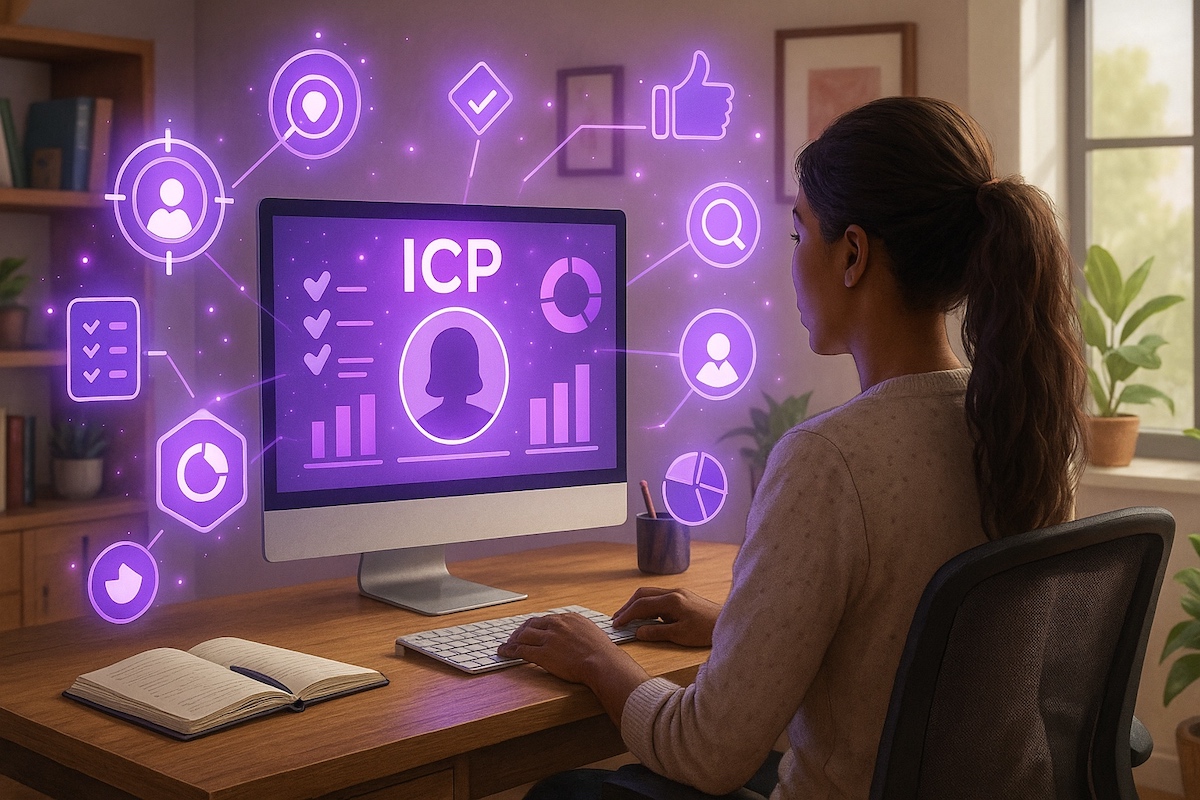 A coach marketing more sales by targeting her ICP better