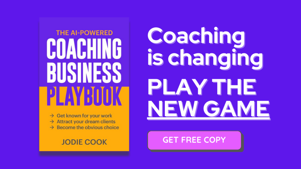 AI-powered coaching business playbook