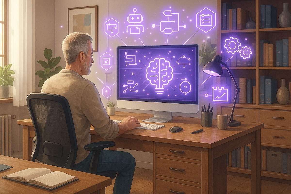 A coach designing an automated client acquisition system