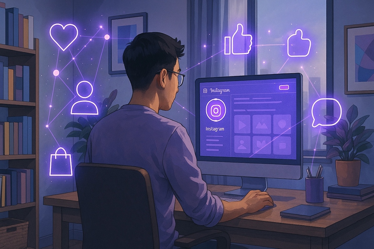 A coach using Instagram to grow his coaching business