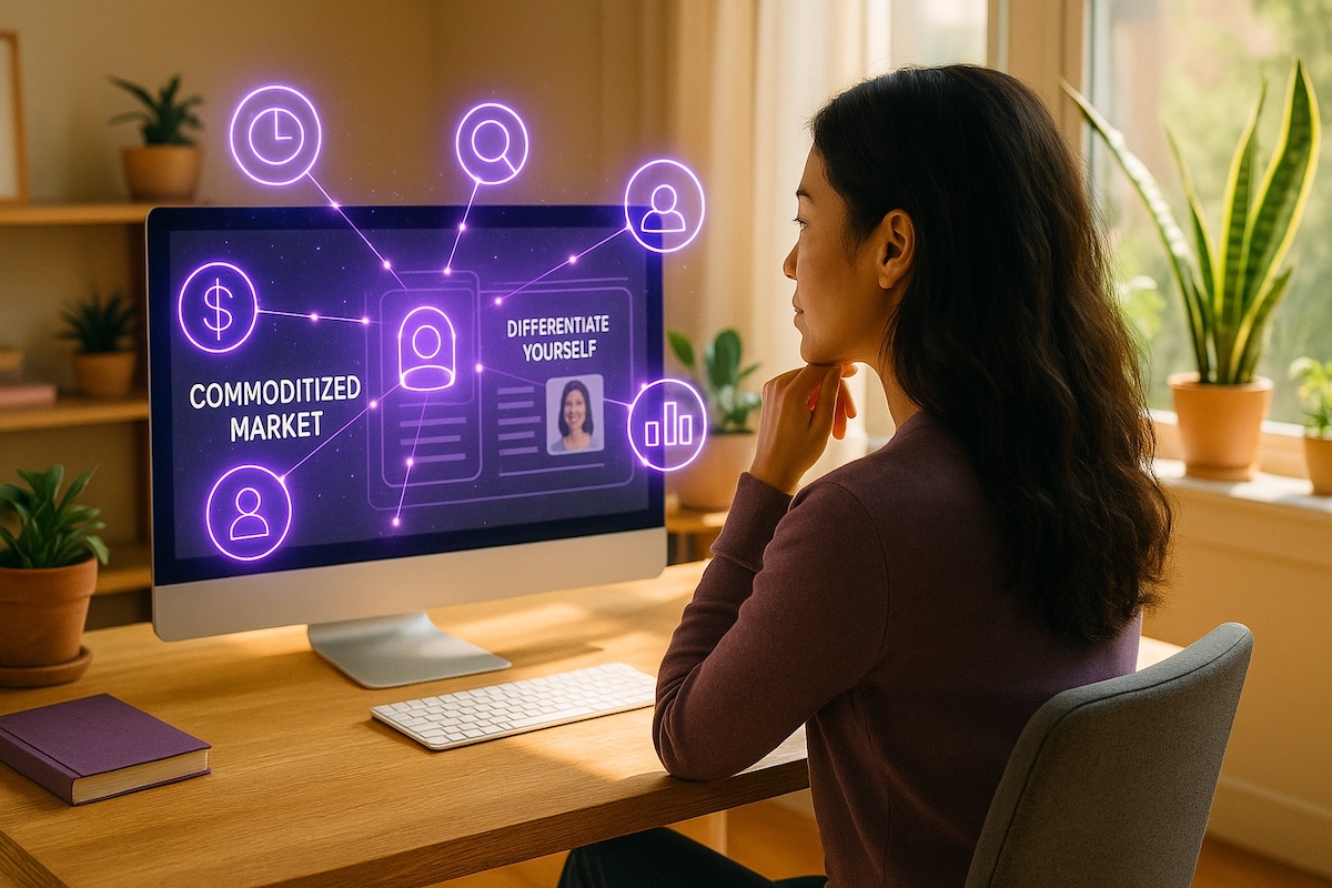 A coach differentiating herself from an increasingly commoditised market