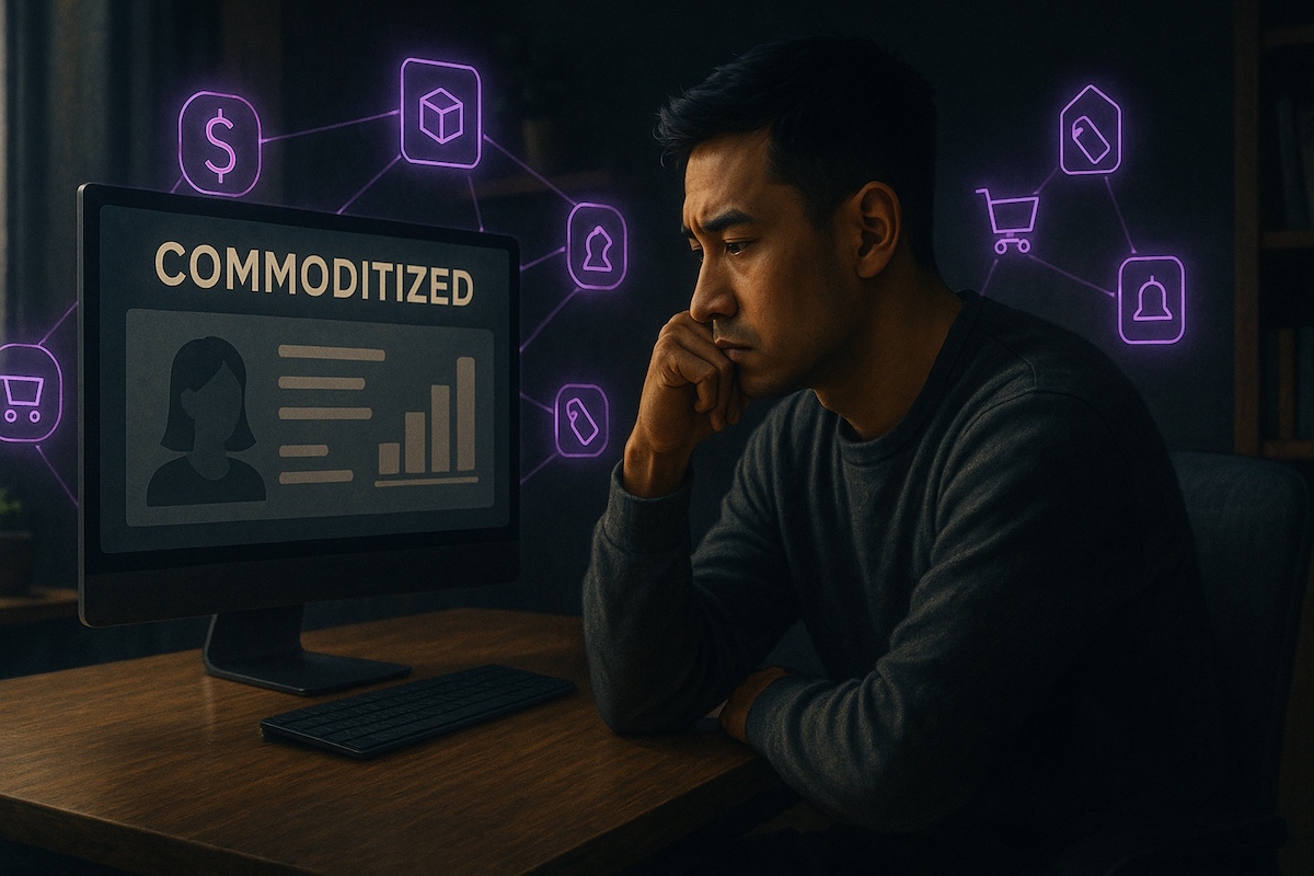 A coach looking dejected at becoming a commodity