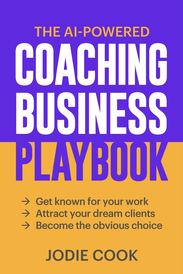 The AI powered coaching business playbook cover