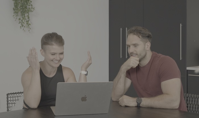 Jodie and Ben Cook, co-founders of Coachvox AI