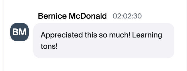 Bernice Academy feedback