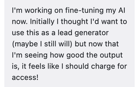 Orly feedback from Academy session 3