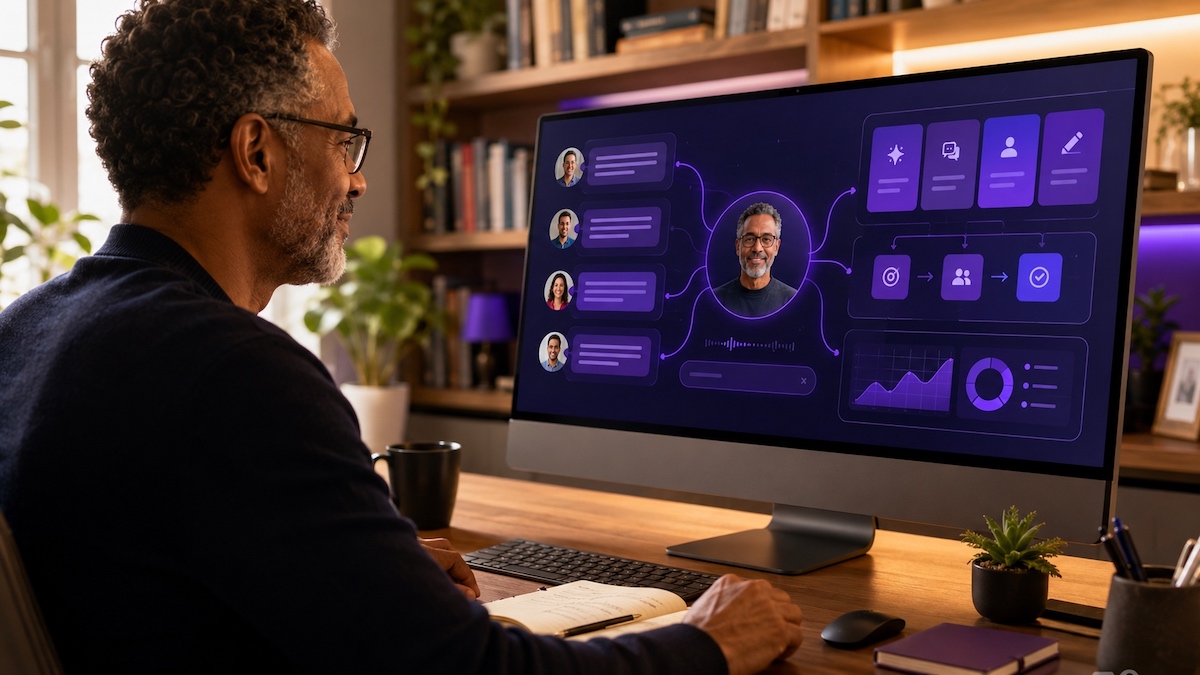 A coach creating his AI version to provide support to his clients